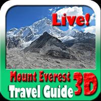 Mount Everest Maps and Travel Guide Affiche