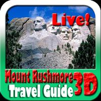 Poster Mount Rushmore Maps and Travel Guide