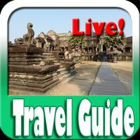 Angkor Wat Maps & Travel Guide Affiche