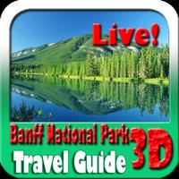 Banff National Park Maps and Travel Guide ポスター