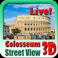 Colosseum Maps and Travel Guide Affiche