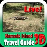 Komodo Island Indonesia Maps and Travel Guide पोस्टर