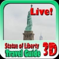 Statue Of Liberty Maps and Travel Guide پوسٹر