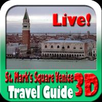 St Mark's Square Venice Maps and Travel Guide Affiche
