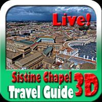 Sistine Chapel Maps and Travel Guide ポスター