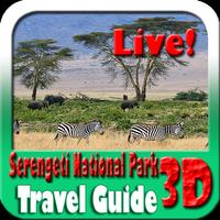 Serengeti National Park Maps and Travel Guide Affiche