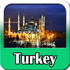 Turkey Maps and Travel Guide icône