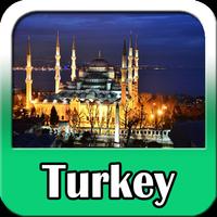 Turkey Maps and Travel Guide Affiche