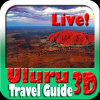 Uluru Maps and Travel Guide Affiche