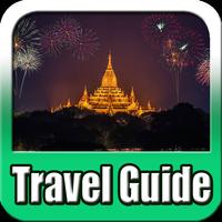 Bagan Maps and Travel Guide Affiche