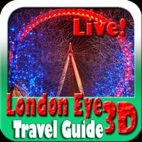 London Eye Maps and Travel Guide ポスター