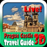 Prague Castle Maps and  Travel Guide Affiche