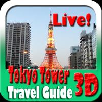 Tokyo Tower Maps and Travel Guide poster