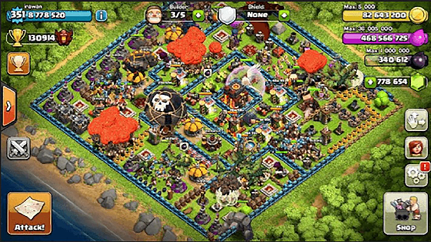 New Maps clash of clans 2017 para Android APK Baixar