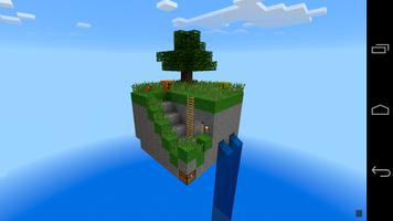 Poster Skyblock Map for Minecraft MCPE