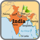 Mapa político de la India APK