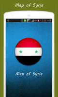 Map of Syria Affiche