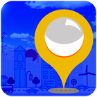 Mapas fuera de línea y navegación por voz GPS icono