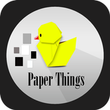 Paper origami all things 2019 step by step icon