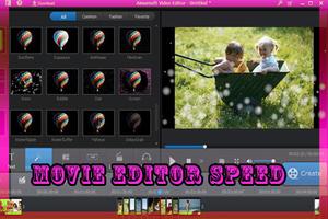 Movie Editor Speed 스크린샷 1