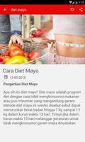 Cara Diet Mayo captura de pantalla 2