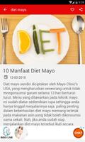 Cara Diet Mayo captura de pantalla 3