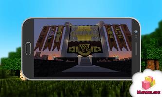 Map Arena WWE RAW in Minecraft 海報