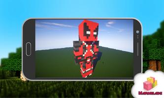 Mod Hero Deadpool MCPE capture d'écran 2