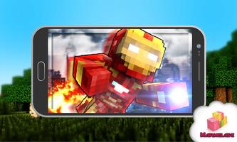 Mod Super Iron-Man Hero MCPE 截图 1