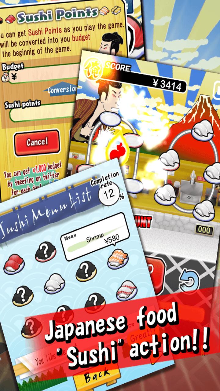 Android 用の 俺の回転寿司ぴょん アクションの無料ゲーム Apk をダウンロード
