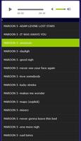 maroon 5 songs Affiche