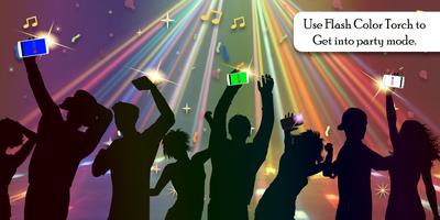 Poster Colorful Disco Flashlight