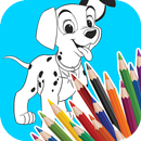 Coloring book Dalmatians dog APK
