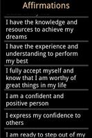 Affirmations Digital Clock screenshot 1