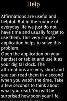 Affirmations Digital Clock اسکرین شاٹ 2