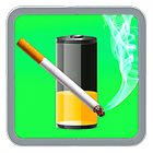 Battery Widget Cigarette Zeichen