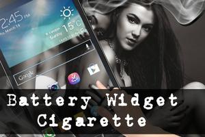 Battery Widget Cigarette ポスター