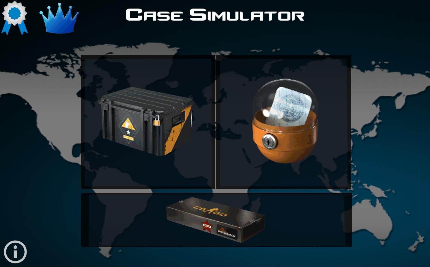 Case opening simulator