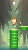 Poster Jungle Monkey Jump