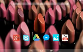 Merry Lipstick Live Wallpaper imagem de tela 3