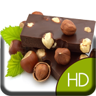 Chocolate & Nuts Live Wallpape icône