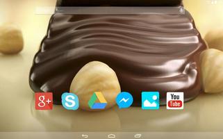 Chocolate & Nuts Live Wallpape capture d'écran 3