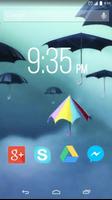 Umbrellas Funny Live Wallpaper screenshot 1