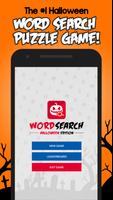 Halloween Word Search Puzzle โปสเตอร์