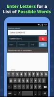 Word Helper - Scrabble Cheat imagem de tela 1