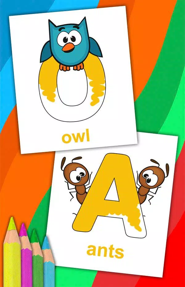 Download do APK de Livro para colorir o alfabeto para Android