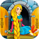 Rapunzel coloring pages to improve creativity 图标