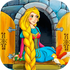Rapunzel coloring pages to improve creativity biểu tượng