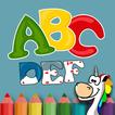 Alphabet à colorier Jeux Livre - Lettres Apprendre
