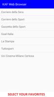 KAF Web Browser ảnh chụp màn hình 1